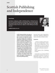 Scottish publishing and independence